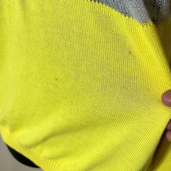 Reiss tulum color block sweater alpaca semi sheer delicate boat neck capsule xs - Picture 7 of 12